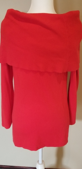 DG2 by Diane Gilman sweater Red size xs - Picture 2 of 3